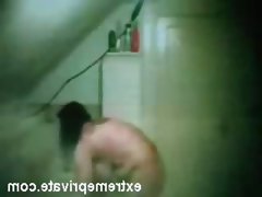 My busty mom spied in the bathroom