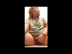 Horny chubby teen gf masturbating and