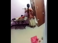 Hot friends wife captured nude changing