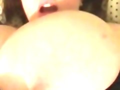 Young bbw gets beautiful big tits out in