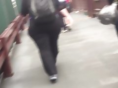 Sbbw booty in black dress pants